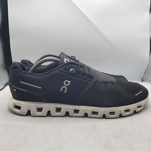 On Cloud 5 Mens 11 Black Athletic Shoes Running Walking Comfort Casual Outdoors - Picture 14 of 14
